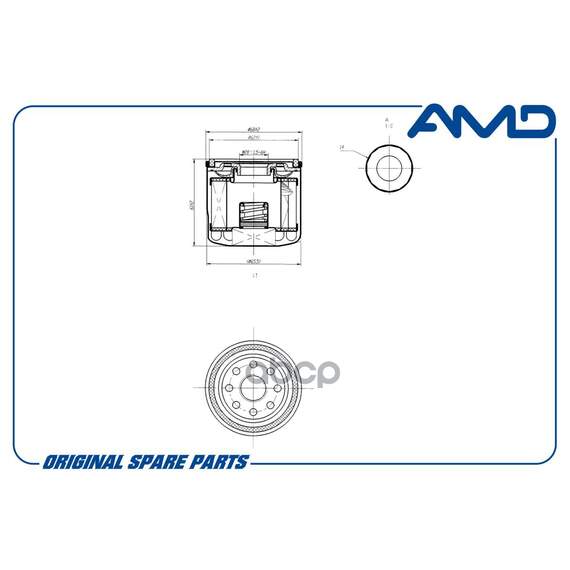 Купить ФИЛЬТР МАСЛЯНЫЙ 8200257642/AMD.FL532 AMD