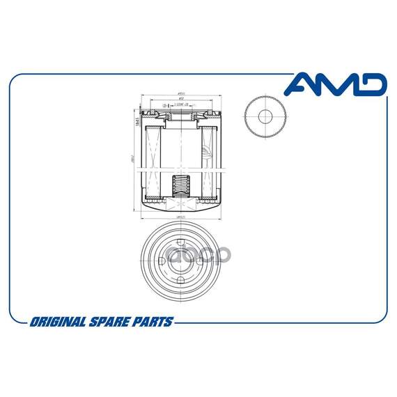 Купить ФИЛЬТР МАСЛЯНЫЙ A2781800009/AMD.FL384 AMD