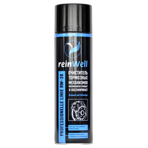 Купить ОЧИСТИТЕЛЬ ТОРМОЗОВ REINWELL RW-38 (0,5Л) 3239