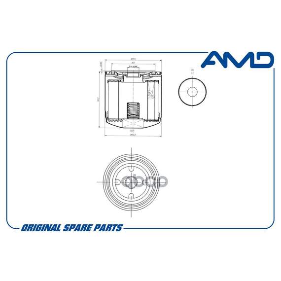 Купить ФИЛЬТР МАСЛЯНЫЙ 15208-BN30A/AMD.FL288 AMD