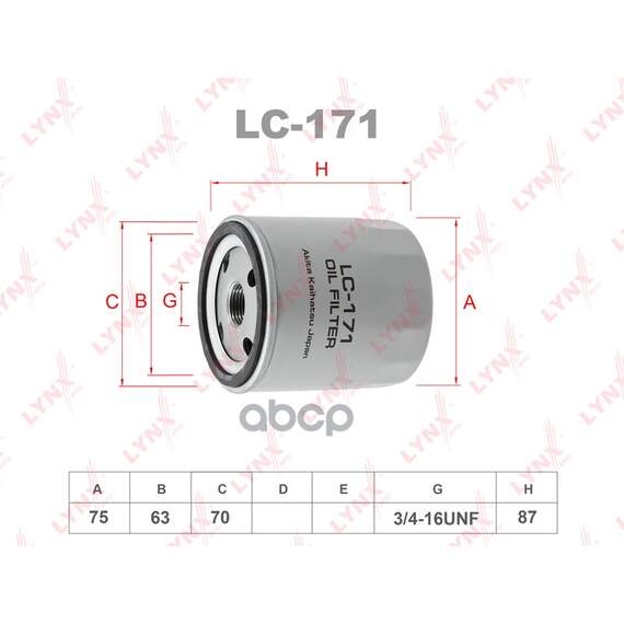 Купить ФИЛЬТР МАСЛЯНЫЙ ПОДХОДИТ ДЛЯ TOYOTA CAMRY 2.5 91/3.0 91/COROLLA 1.4D 04/LAND CRUISER 100 4.7 98/PRADO 2.7-4.7 02/YARIS 1.4D 01, LEXUS GS300/430 93-05/IS200 99-05/RX300/400H 03 LC-171