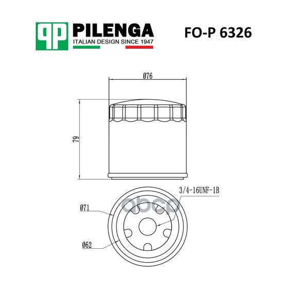Купить ФИЛЬТР МАСЛЯНЫЙ (FO 5412) FORD FIESTA, FUSION, MAZDA 2 FO-P6326
