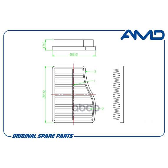 Купить ФИЛЬТР ВОЗДУШНЫЙ A2820940004/AMD.FA527 AMD