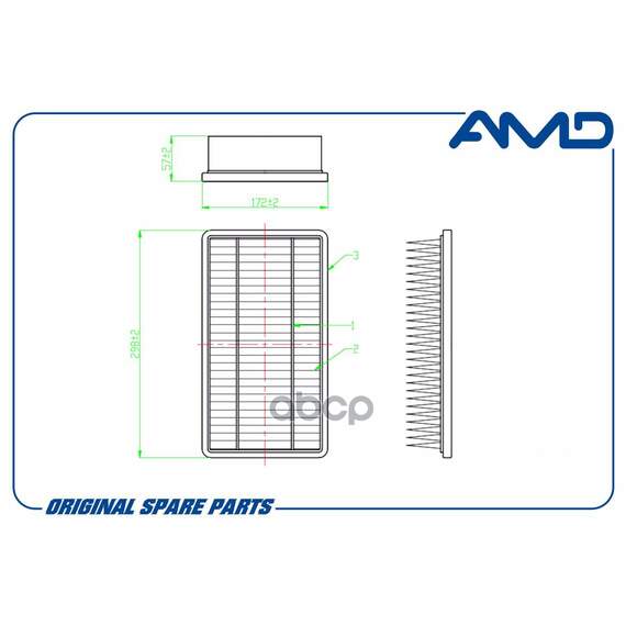 Купить ФИЛЬТР ВОЗДУШНЫЙ AJ82766/AMD.FA574 AMD