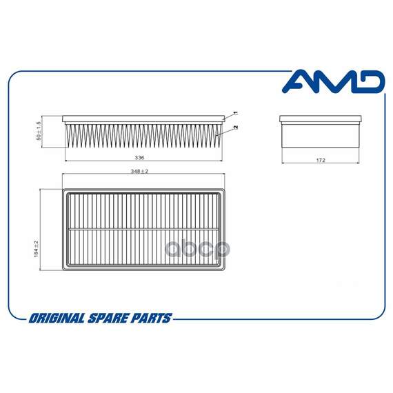 Купить ФИЛЬТР ВОЗДУШНЫЙ 9186262/AMD.FA613 AMD