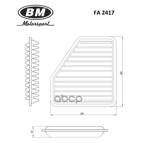 Купить ФИЛЬТР ВОЗДУШНЫЙ RAV 4 III FA2417