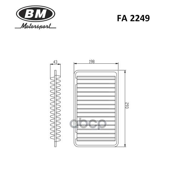 Купить ФИЛЬТР ВОЗДУШНЫЙ TOYOTA CAMRY FA2249