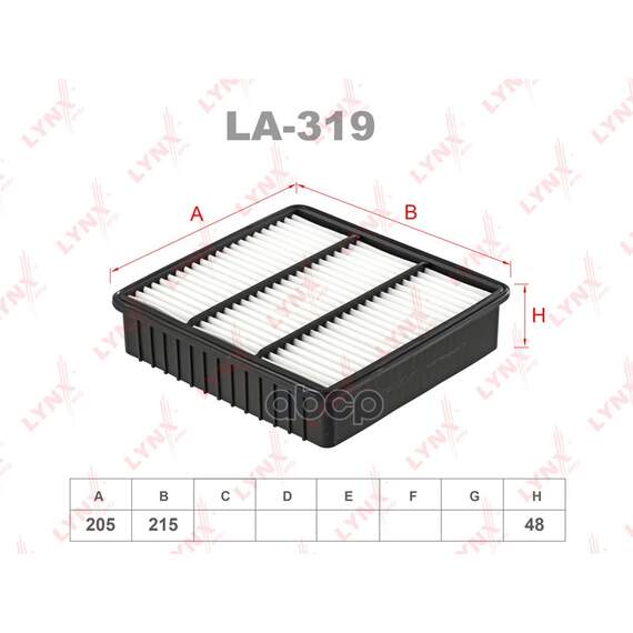 Купить ФИЛЬТР ВОЗДУШНЫЙ ПОДХОДИТ ДЛЯ MITSUBISHI AIRTREK 2.4 03-06/LANCER 1.3-2.0T 95/OUTLANDER 2.0-2.4 03 LA-319