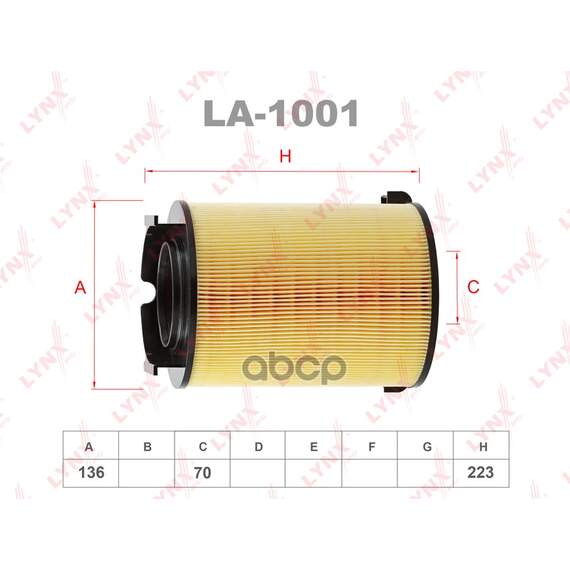Купить ФИЛЬТР ВОЗДУШНЫЙ ПОДХОДИТ ДЛЯ AUDI A3 1.2T-2.0 03, SEAT LEON 1.2T-20 05, SKODA OCTAVIA II 1.2T-2.0 04/SUPERB II 1.4T 08, VW GOLF V 1.4T-2.0D 04/VI 1.2T-1.6 08/CADDY 1.2T-1.6-2.0D 04 LA-1001