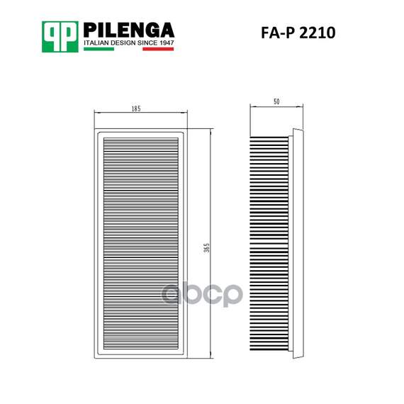 Купить ФИЛЬТР ВОЗДУШНЫЙ AUDI/SEAT/SKODA OCTAVIA /VW POLO IV, GOLF IV FA-P2210