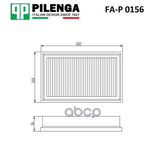 Купить ФИЛЬТР ВОЗДУШНЫЙ ALMERA, MURANO, NOTE FA-P0156
