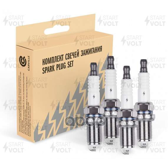 Купить СВЕЧА ЗАЖИГАНИЯ ДЛЯ А.М FIAT ALBEA 02-,RENAULTCLIO SYMBOL 00- 1.4I КМПЛ. 4ШТ VSP0036