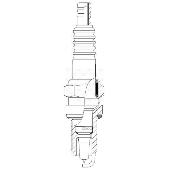 Купить СВЕЧА ЗАЖИГАНИЯ ДЛЯ А/М FIAT PANDA (03-)/PUNTO (99-) 1.2I IR (VSP 1605)