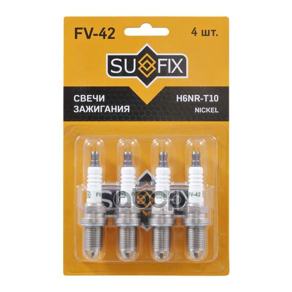 Купить СВЕЧА ЗАЖИГАНИЯ H6NR-T10 AUDI 100 2.6-2.8 93-94 / 80 2.6-2.8 92-95 / A2 1.4 00-05 / A3 1.6-1.8 96-12 / A4 1.6-2.8 94-08 / A6 1.8-2.8 95-97 / A8 2.8 94-96 / COUPE 2.6-2.8 91-96, MERCEDES-BENZ FV-42