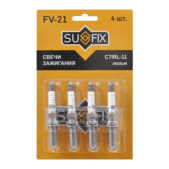 Купить СВЕЧА ЗАЖИГАНИЯ C7IRL-11 LEXUS CT200H 10, TOYOTA AURIS(E150/E180) 1.3-1.8 09-18 / AVENSIS(T27) 1.6-2.0 08-18 / COROLLA(E150) 1.33-1.6 06-14 / IQ 1.33 09-15 / PRIUS 1.8 08 / RAV 4 III-IV 2.0 FV-21