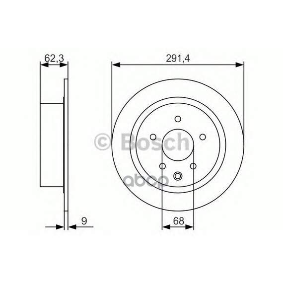 Купить ДИСК ТОРМОЗНОЙ ЗАДНИЙ NISSAN JUKE, QASHQAI, TEANA I-II 0986479R14