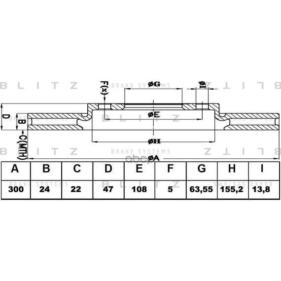 Купить ДИСК ТОРМОЗНОЙ ПЕРЕДНИЙ ВЕНТИЛИРУЕМЫЙ FORD MONDEO 00-JAGUAR X-TYPE 02- BS0141