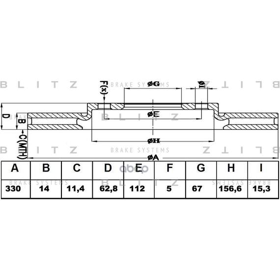 Купить ДИСК ТОРМОЗНОЙ ЗАДНИЙ MERCEDES W164/W251 06- BS0402