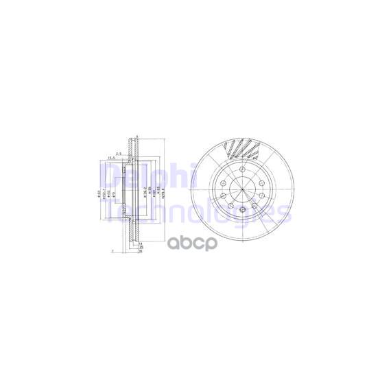 Купить ДИСК ТОРМОЗНОЙ ПЕРЕДНИЙ OPEL ASTRA G/H, MERIVA, ZAFIRA A/B 280ММ BG3405