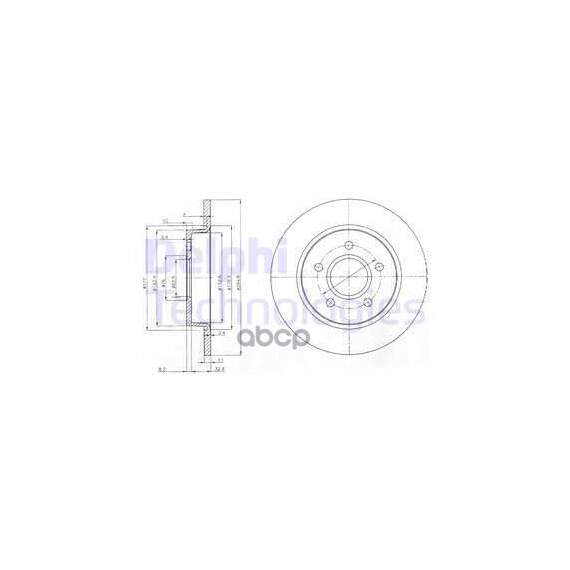 Купить ДИСК ТОРМОЗНОЙ ЗАДНИЙ FORD FOCUS II (265ММ) BG3896