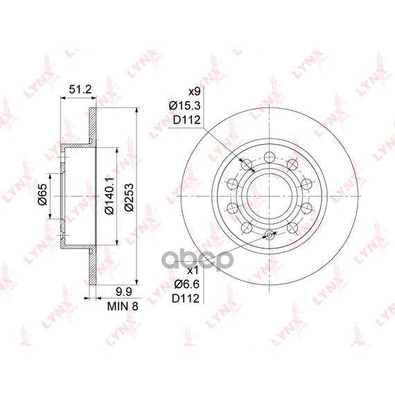 Купить ДИСК ТОРМОЗНОЙ ЗАДНИЙ (255X10) ПОДХОДИТ ДЛЯ AUDI A3 1.2-2.0 03-12, SKODA OCTAVIA(1Z/5E) 1.2-2.0D 03 / YETI 1.2-2.0D 09, VW CADDY III 1.2-2.0D 04 / GOLF V-VI 1.4-2.0D 03-12 / JETTA IV 1. BN-1195