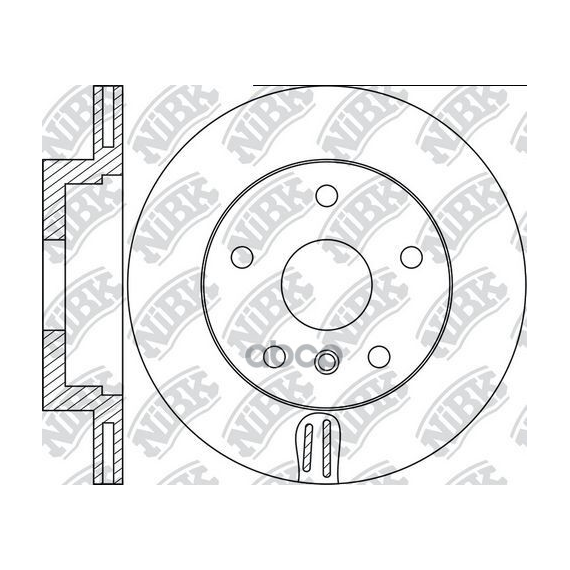 Купить ДИСК ТОРМОЗНОЙ ПЕРЕДНИЙ BMW 5 F10 10 RN1773