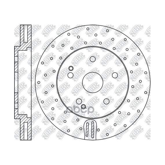 Купить ДИСК ТОРМОЗНОЙ ПЕРЕДНИЙ ПЕРФОРИРОВАННЫЙ MERCEDES ML W166 RN1702DSET