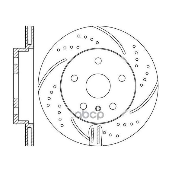 Купить ДИСК ТОРМОЗНОЙ ПЕРФОРИРОВАННЫЙ RN1706DSET