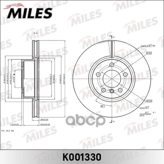 Купить ДИСК ТОРМОЗНОЙ ПЕРЕДНИЙ BMW X3 F25 (TRW DF6220S) K001330