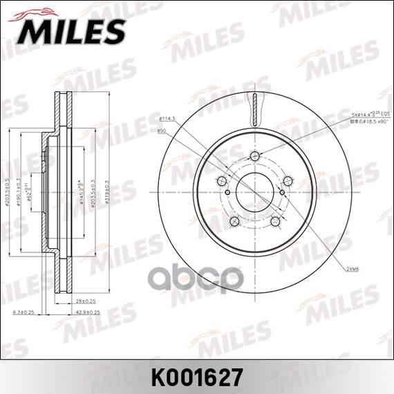 Купить ДИСК ТОРМОЗНОЙ ПЕРЕДНИЙ LEXUS RX300/RX350/RX400 03 (TRW DF4493) K001627