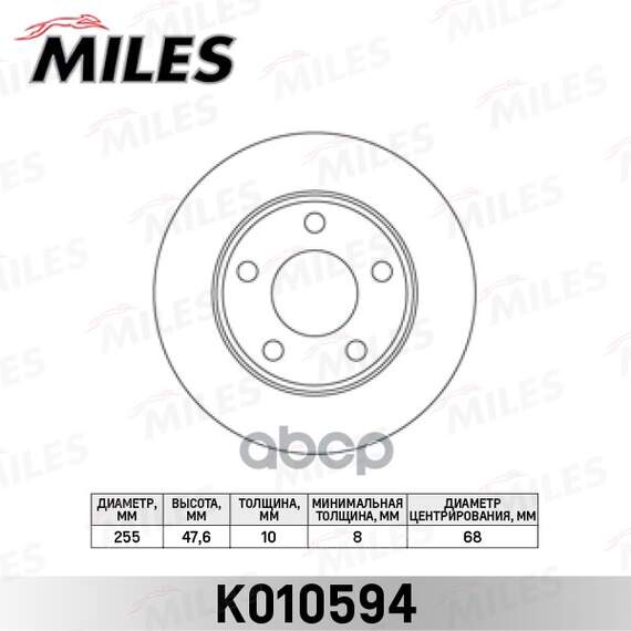 Купить ДИСК ТОРМОЗНОЙ ЗАДНИЙ D255ММ. AUDI A6 QATTRO/A6 ALLROAD 1.8-4.2 97-05 (TRW DF4039) K010594