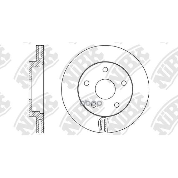 Купить ДИСК ТОРМОЗНОЙ NISSAN TEANA 2013 RN1568