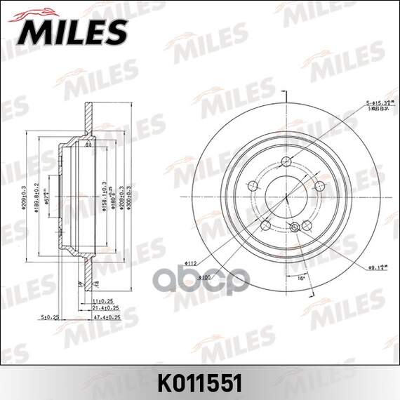 Купить ДИСК ТОРМОЗНОЙ ЗАДНИЙ D300ММ. MERCEDES W220 2.8-3.5 98-05 (TRW DF4436) K011551