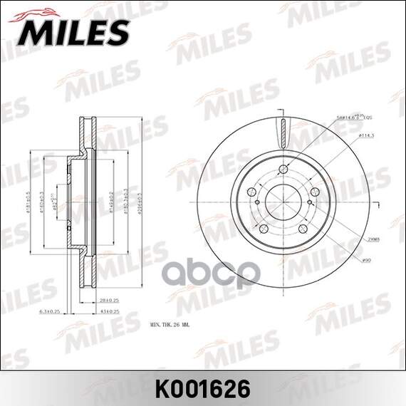 Купить ДИСК ТОРМОЗНОЙ ПЕРЕДНИЙ LEXUS IS I/II/III (TRW DF7340) K001626