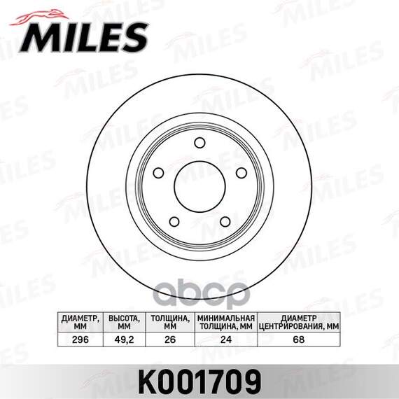 Купить ДИСК ТОРМОЗНОЙ ПЕРЕДНИЙ NISSAN TEANA 08-13 (TRW DF7246) K001709