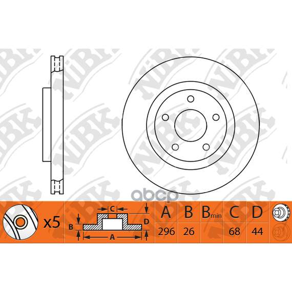 Купить ДИСК ТОРМОЗНОЙ ПЕРЕДНИЙ NISSAN QASHQAI 07-/X-TRAIL 07-/RENAULT KOLEOS 08- RN1303
