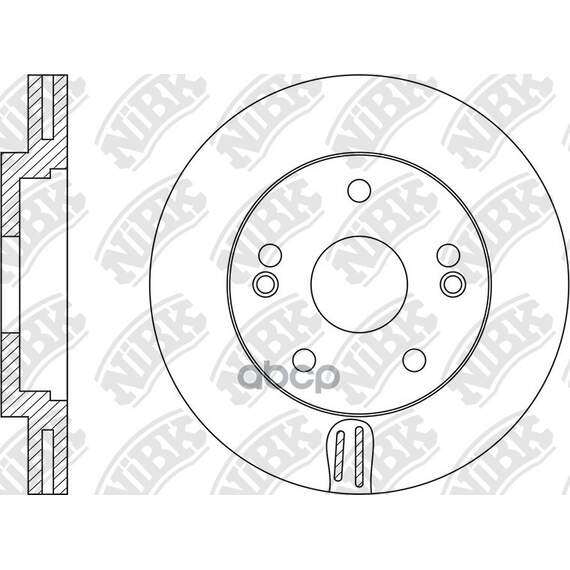 Купить ДИСК ТОРМОЗНОЙ ПЕРЕДНИЙ HYUNDAI I30 (FD, GD) RN1547