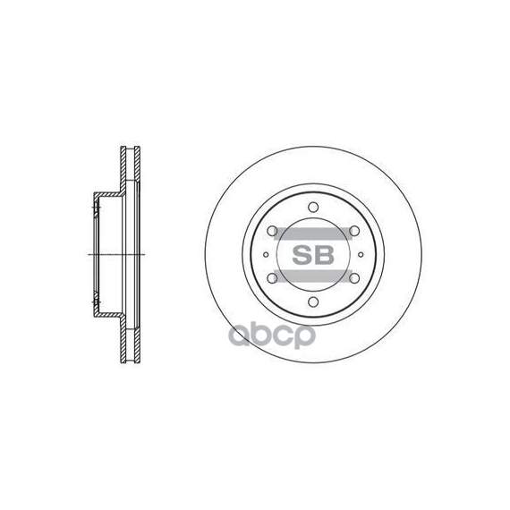 Купить ДИСК ТОРМОЗНОЙ TOYOTA LAND CRUISER 150 10- ПЕРЕДНИЙ SD4098