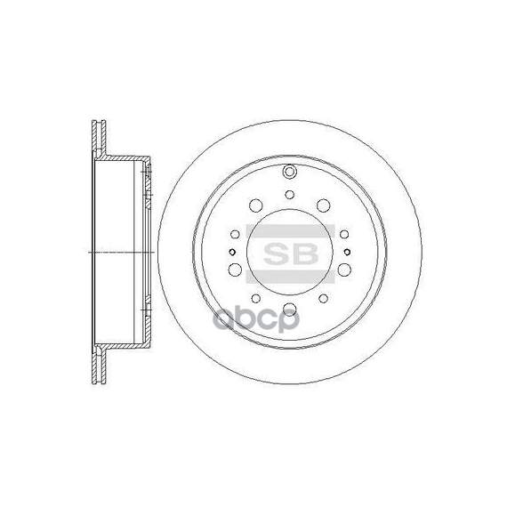 Купить ДИСК ТОРМОЗНОЙ TOYOTA LAND CRUISER 200 4.7/4.5D 07, LEXUS LX 5.7 08 SD4032