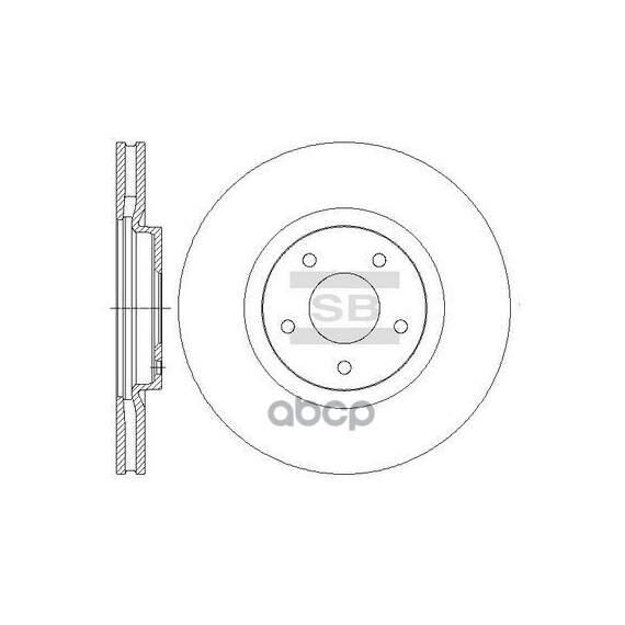 Купить ДИСК ТОРМОЗНОЙ NISSAN QASHQAI 07-/RENAULT KOLEOS 08- ПЕРЕДНИЙ ВЕНТ.D 320ММ. SD4239