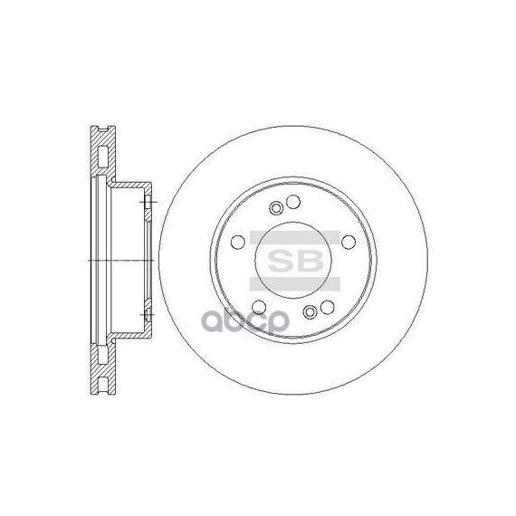Купить ДИСК ТОРМОЗНОЙ SSANGYONG REXTON 2.7XDI 04 SD3041