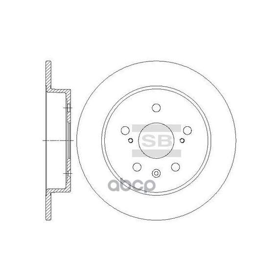Купить ТОРМОЗНОЙ ДИСК SD4806
