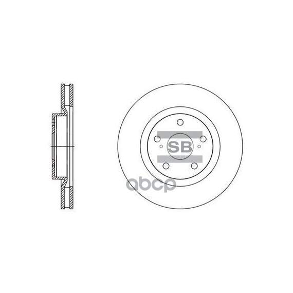 Купить ДИСК ТОРМОЗНОЙ TOYOTA RAV4 2.0/2.2D 06 SD4082