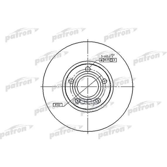 Купить ТОРМОЗНОЙ ДИСК PBD2651 (DF2651)