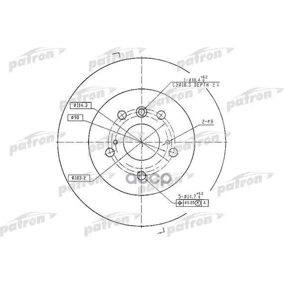 Купить ДИСК ТОРМОЗНОЙ PBD7005
