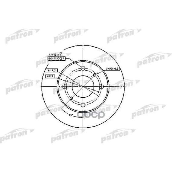 Купить ТОРМОЗНОЙ ДИСК PBD2591 (DF2591)