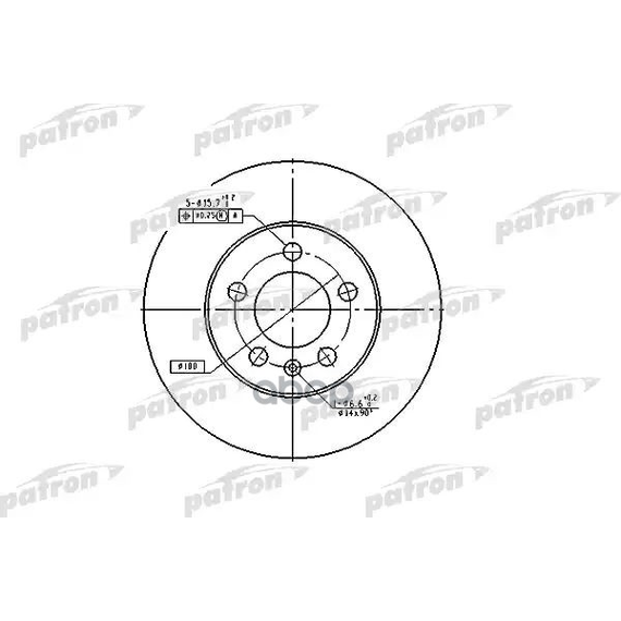 Купить ДИСК ТОРМОЗНОЙ ПЕРЕДН PBD2803