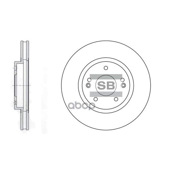 Купить ДИСК ТОРМОЗНОЙ HYUNDAI SANTE FE/TRAJET 2.4/2.7 00 SD1060