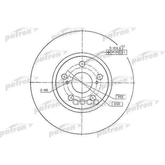Купить ДИСК ТОРМОЗНОЙ ПЕРЕДН PBD4416