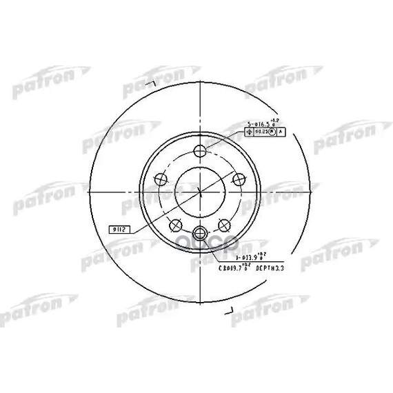 Купить ДИСК ТОРМОЗНОЙ ПЕРЕДН PBD4323